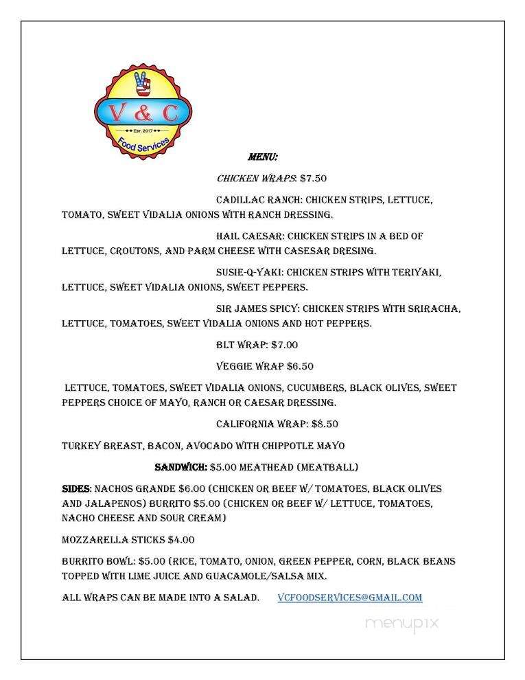Manatawny Creek Winery - Douglassville, PA menu_pic