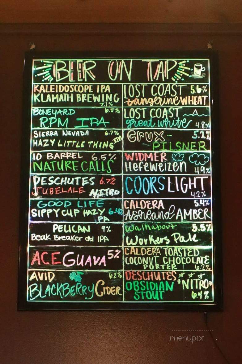 Kaleidoscope Pizzeria & Pub - Medford, OR menu_pic
