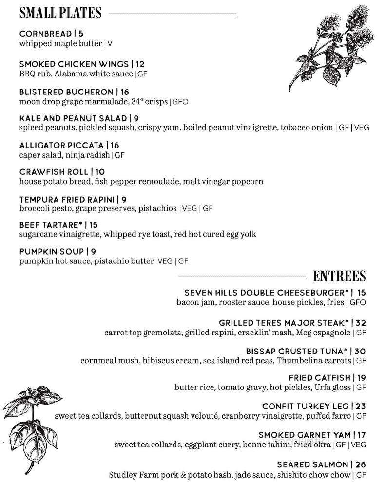 The Roosevelt - Richmond, VA menu_pic