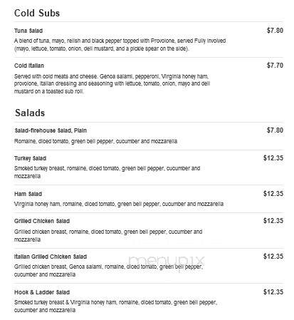 Firehouse Subs - Gahanna, OH menu_pic