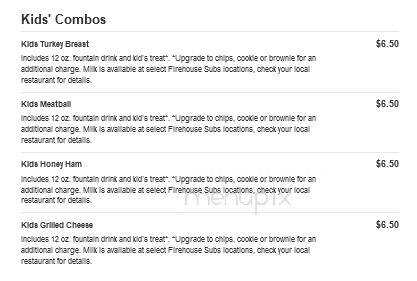 Firehouse Subs - Gahanna, OH menu_pic
