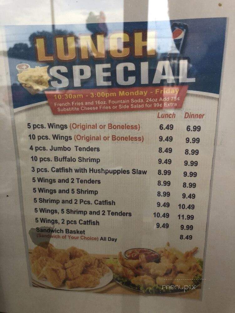 Touchdown Wings - Shelbyville, TN menu_pic