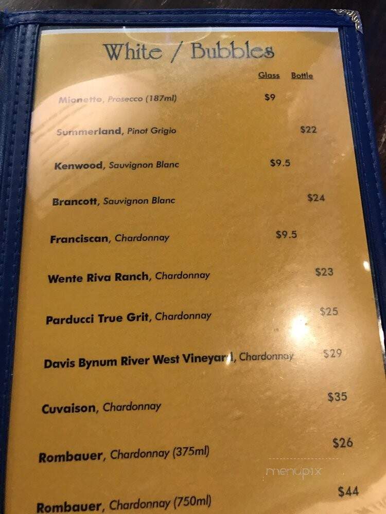 Toomey's - Mammoth Lakes, CA menu_pic