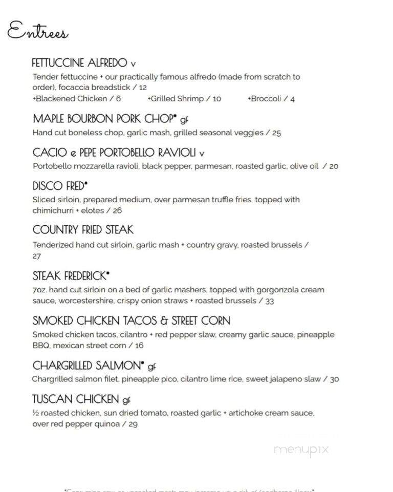 Fred - Boonville, MO menu_pic