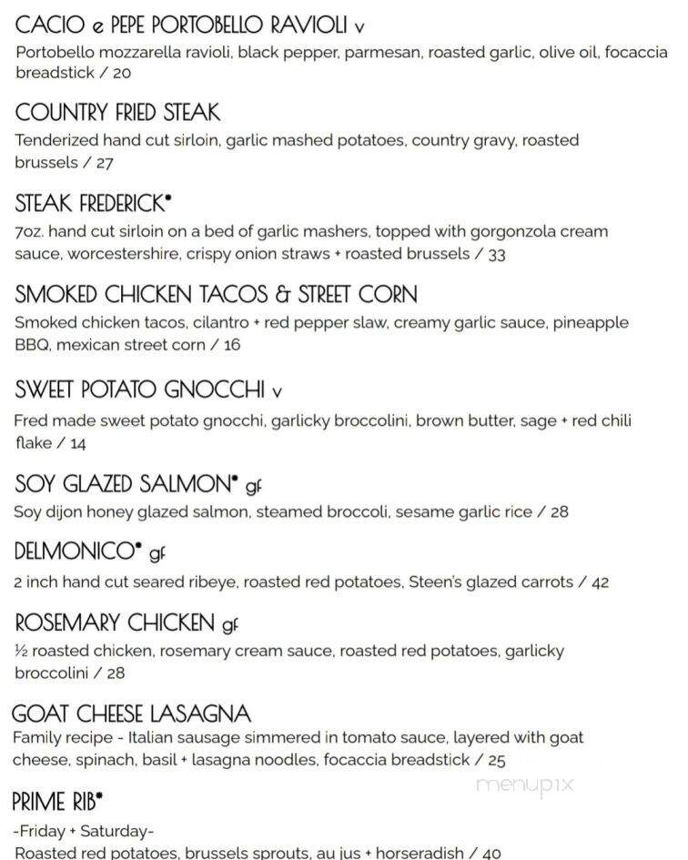 Fred - Boonville, MO menu_pic
