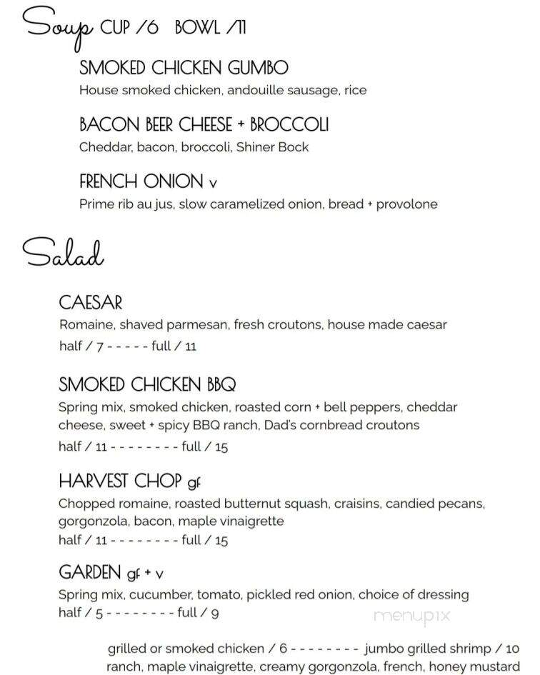 Fred - Boonville, MO menu_pic