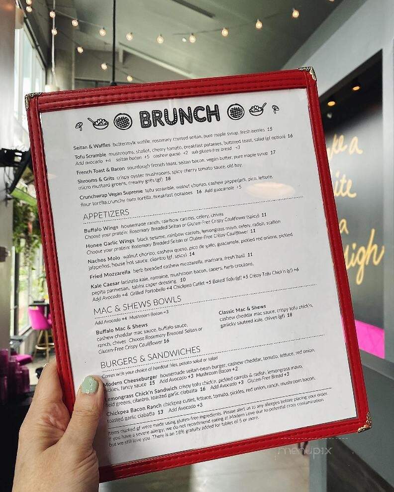 Modern Love - Omaha, NE menu_pic
