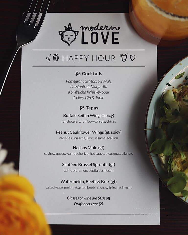 Modern Love - Omaha, NE menu_pic