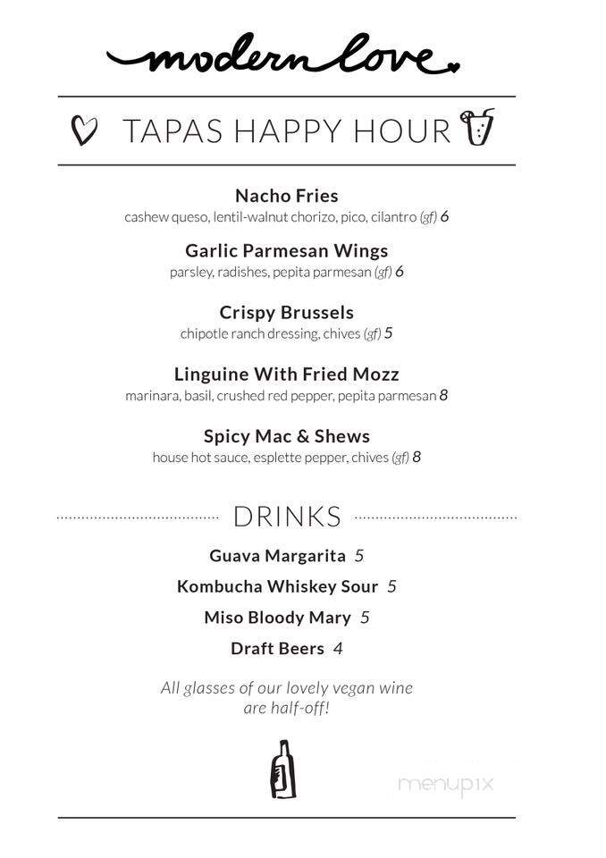 Modern Love - Omaha, NE menu_pic