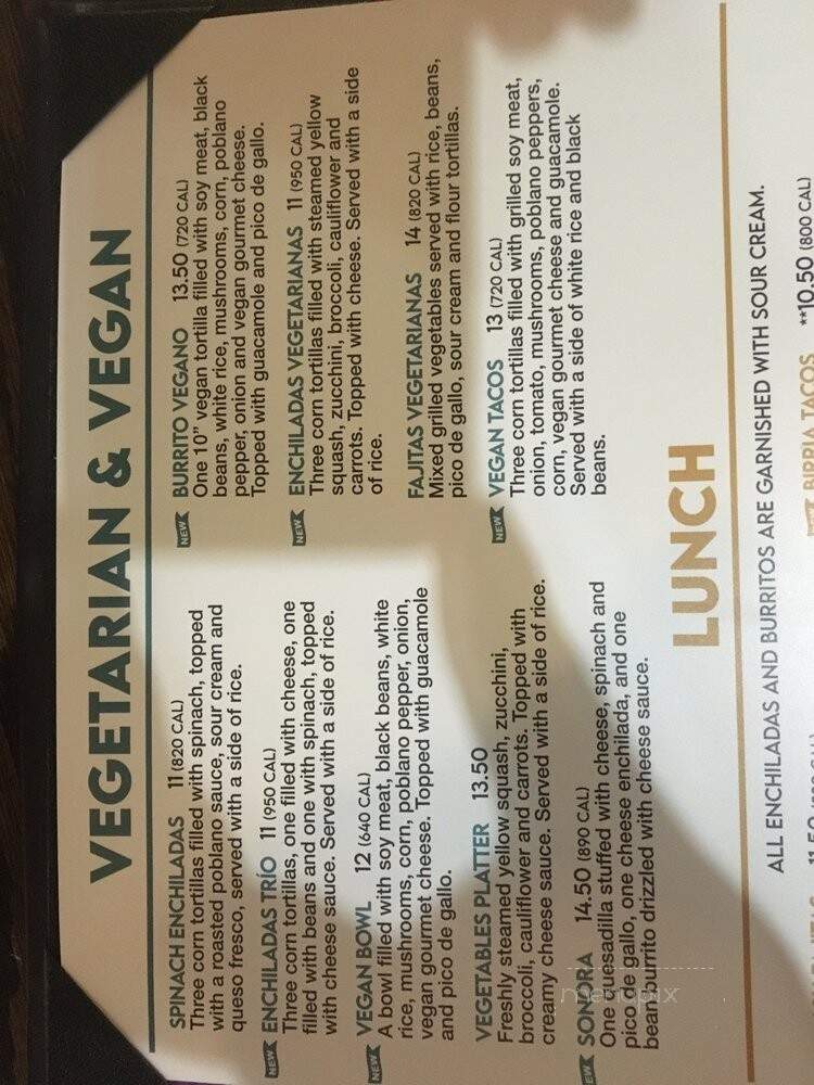 Plaza Azteca - Glen Allen, VA menu_pic