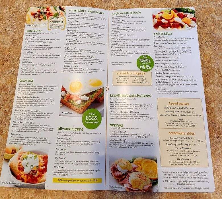 Marie's Scrambler - Miamisburg, OH menu_pic