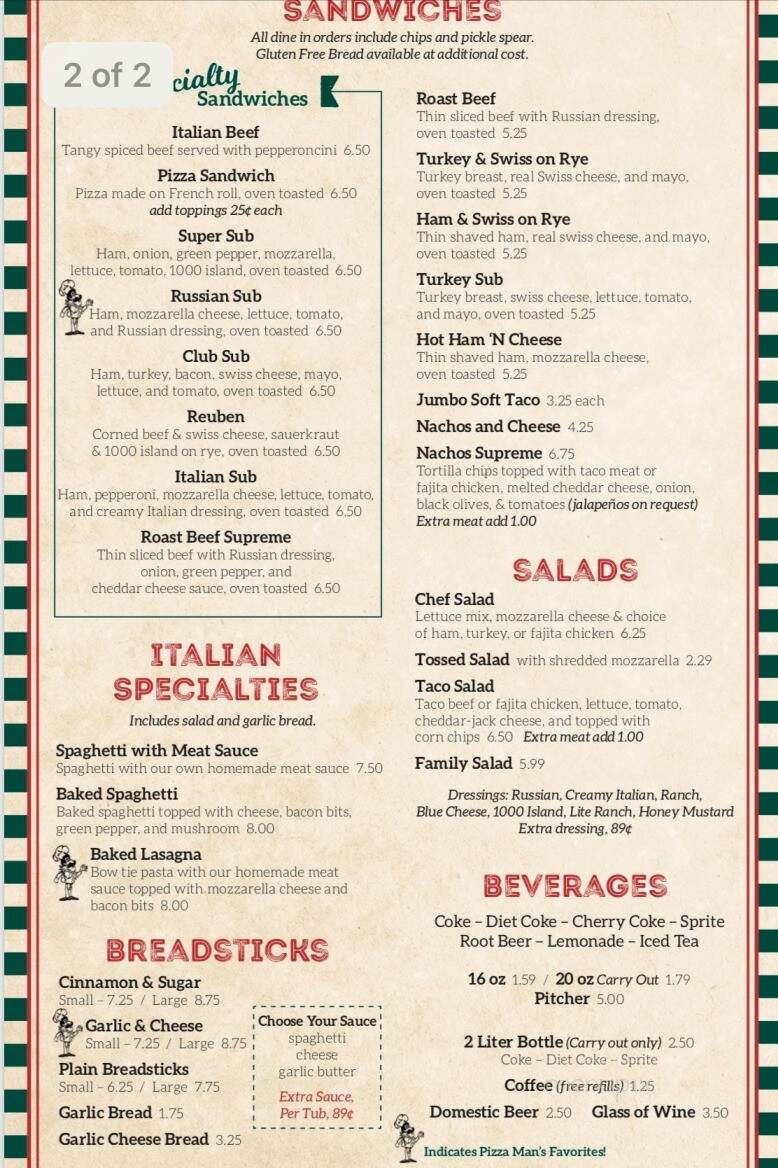 Pizzaman of Mt Pulaski - Mount Pulaski, IL menu_pic