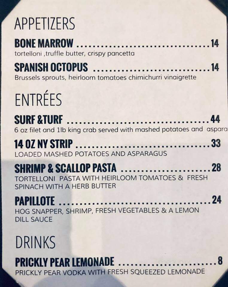Clear Sky Cafe - Clearwater, FL menu_pic