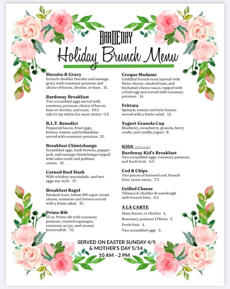 Bardenay - Coeur D'Alene, ID menu_pic