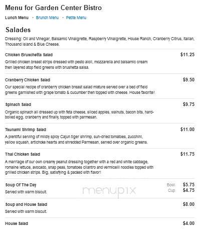 The Garden Center Bistro - Delta, CO menu_pic