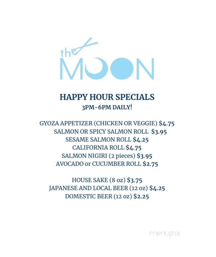 Full Moon Sushi and Bistro - Norman, OK menu_pic