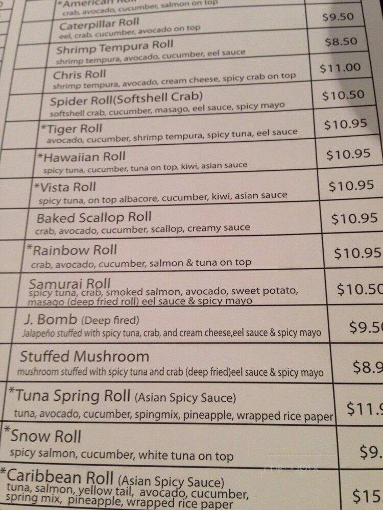 Sushi Uchi - Alpharetta, GA menu_pic