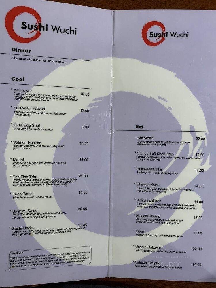 Sushi Uchi - Alpharetta, GA menu_pic