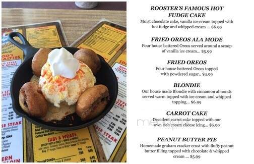 Rooster's Restaurant - North Lauderdale, FL menu_pic