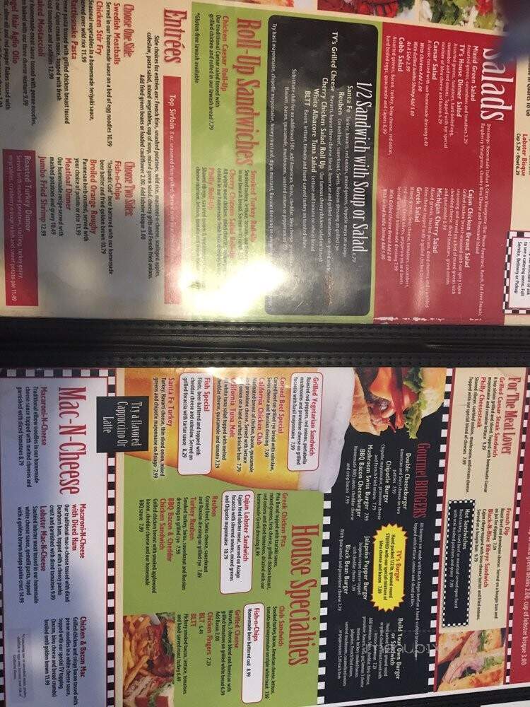 Tv's Deli & Diner - Trenton, MI menu_pic