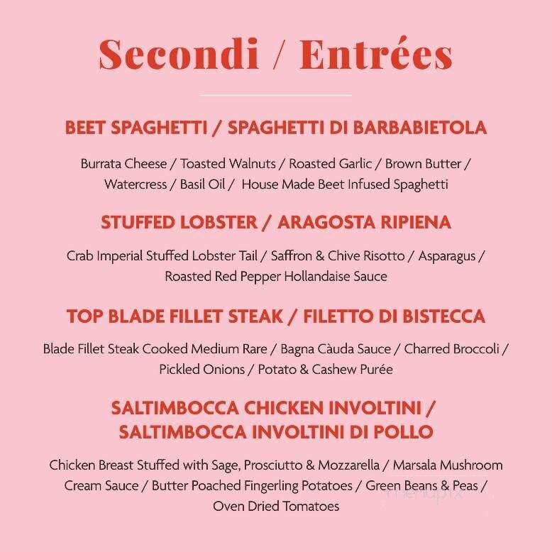 Biagio's Italian Kitchen - Ottawa, ON menu_pic