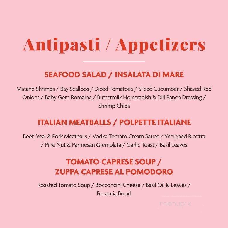 Biagio's Italian Kitchen - Ottawa, ON menu_pic