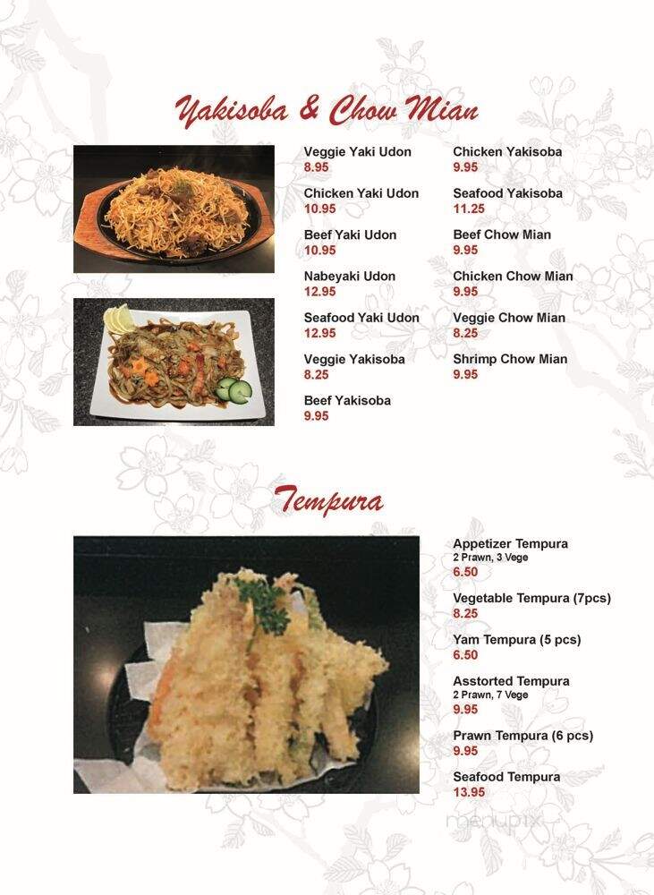 Maple Sushi - Surrey, BC menu_pic