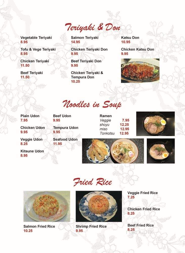 Maple Sushi - Surrey, BC menu_pic