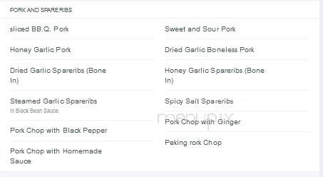 Sogood Restaurant - Prince George, BC menu_pic