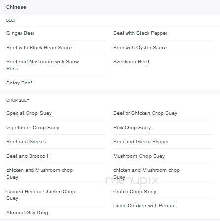 Sogood Restaurant - Prince George, BC menu_pic
