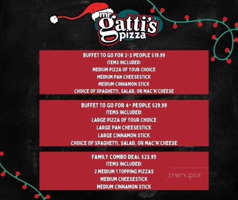 Mr Gatti's Pizza - Eunice, LA menu_pic