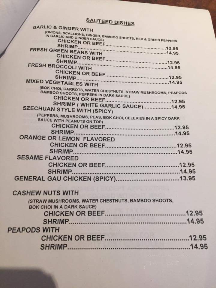 Ocean Kai Restaurant - Hingham, MA menu_pic