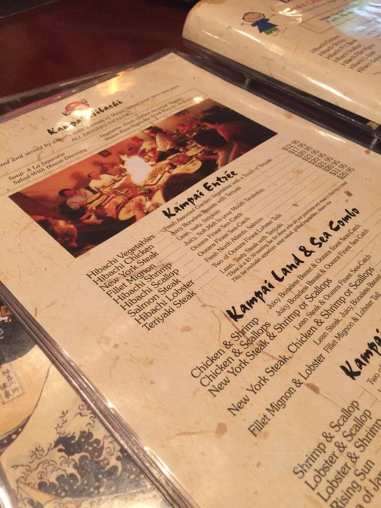Kampai Sushi & Steak - Lithonia, GA menu_pic
