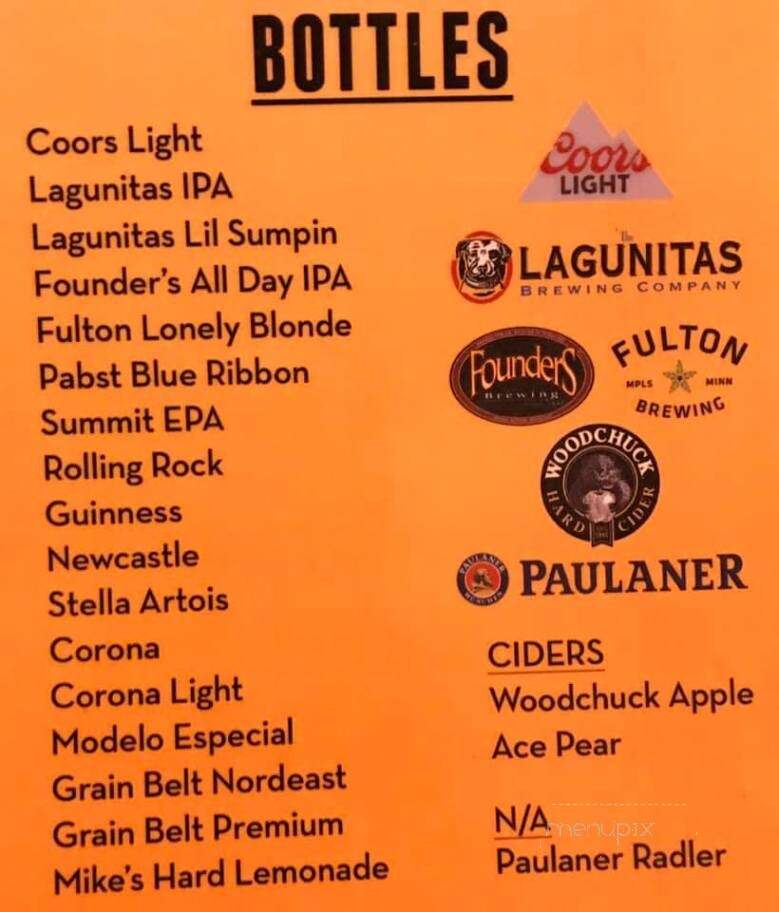 Bierstube - Hastings, MN menu_pic