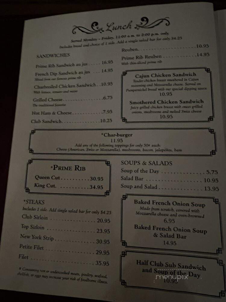 Brother Sebastian's Steakhouse - Omaha, NE menu_pic