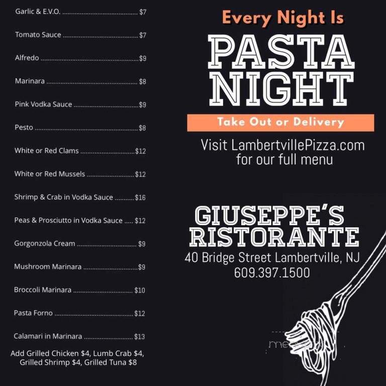 Giuseppe's Pizzeria - Lambertville, NJ