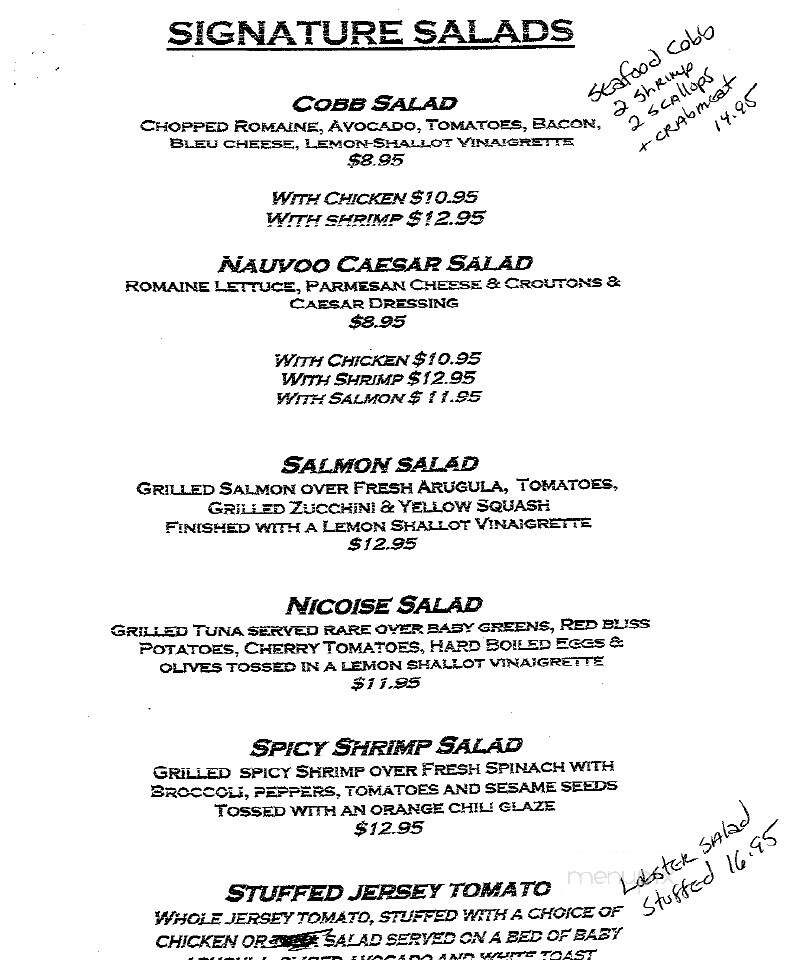Nauvoo Grill Club - Fair Haven, NJ menu_pic