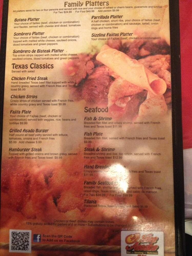Los Asados - Harlingen, TX menu_pic