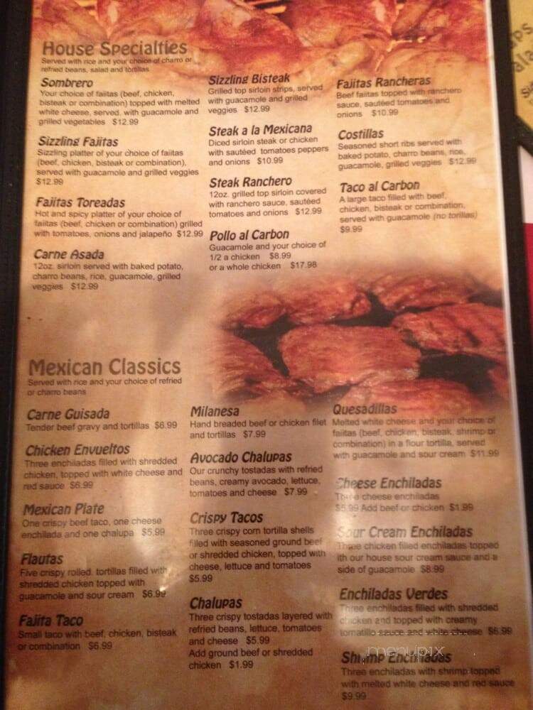Los Asados - Harlingen, TX menu_pic