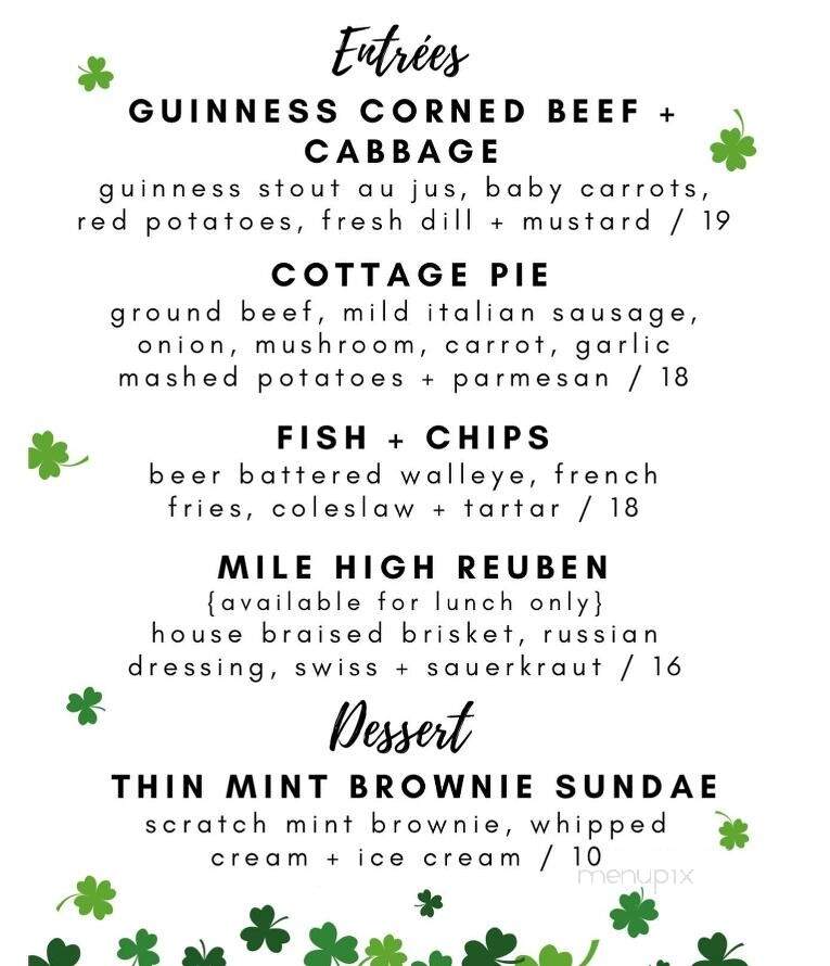 Pier 500 - Hudson, WI menu_pic