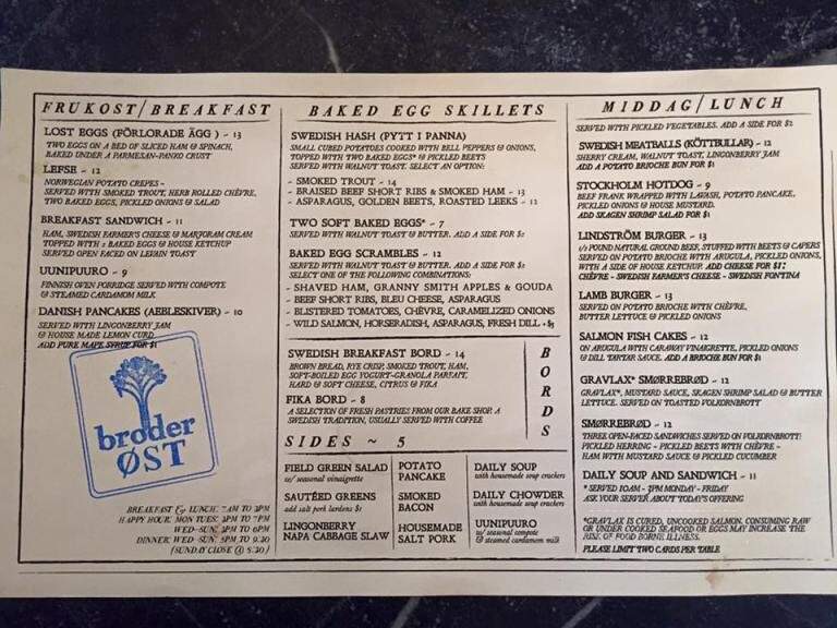 Broder Ost - Hood River, OR menu_pic