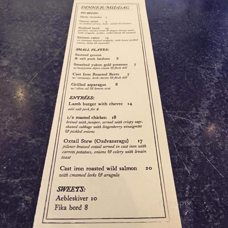 Broder Ost - Hood River, OR menu_pic