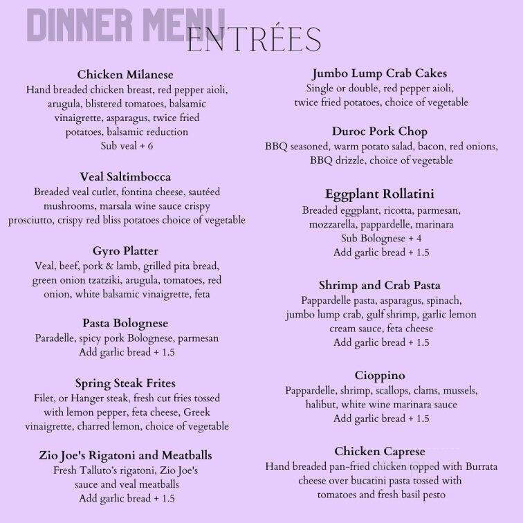 Thea - Mechanicsburg, PA menu_pic