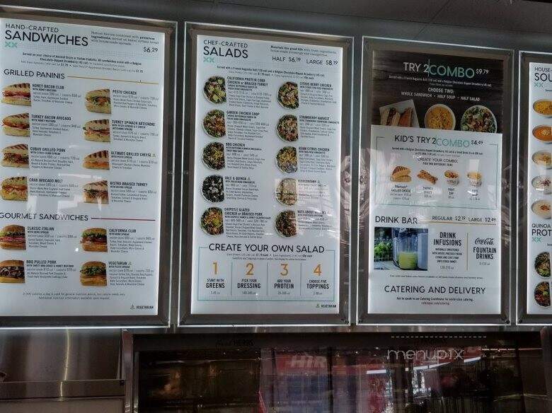 Cafe Zupas - Eagan, MN menu_pic