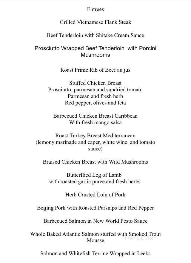 The Kitchen - Meaford, ON menu_pic