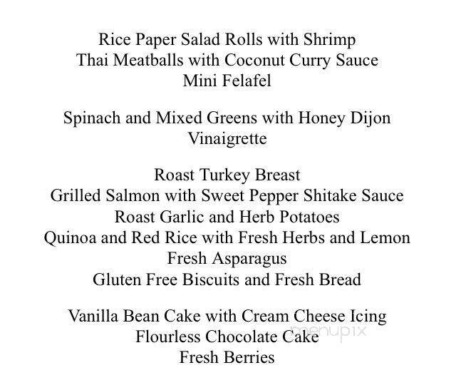 The Kitchen - Meaford, ON menu_pic