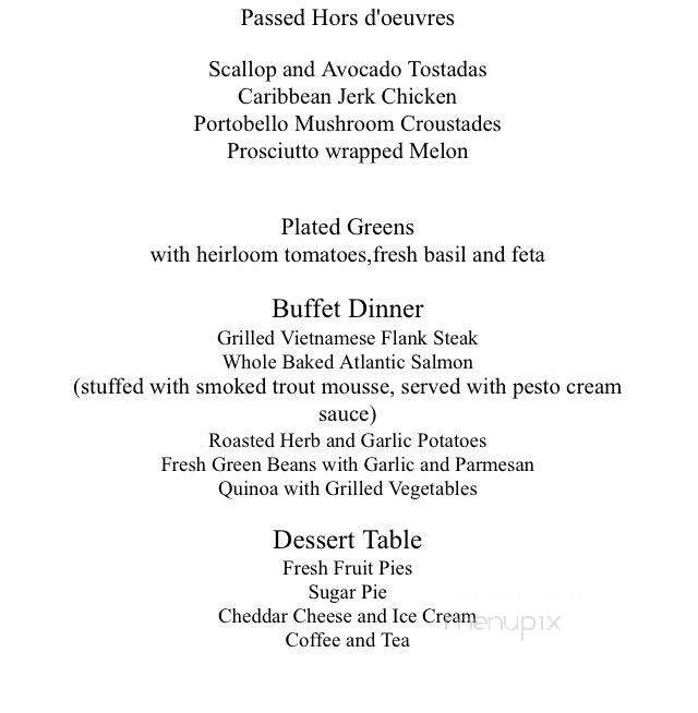 The Kitchen - Meaford, ON menu_pic