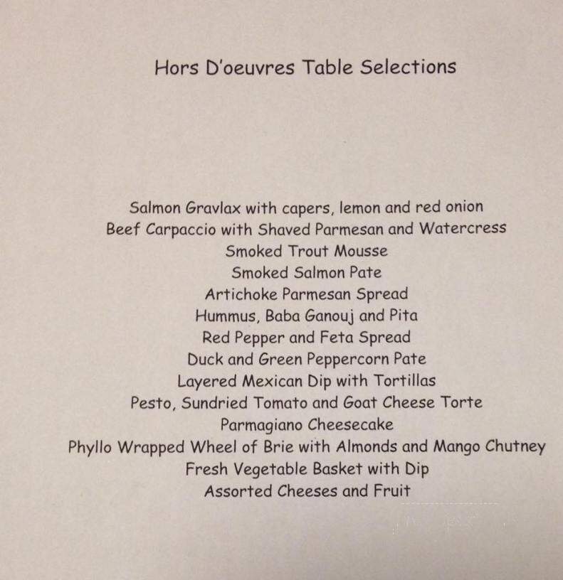 The Kitchen - Meaford, ON menu_pic