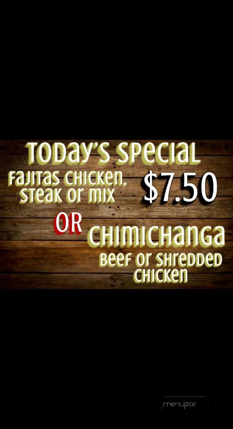 El Rancho - Smithville, TN menu_pic