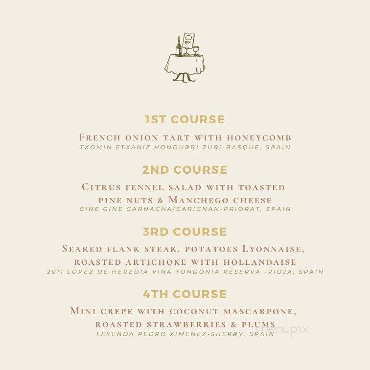 Chez Genese - Greensboro, NC menu_pic
